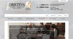 Desktop Screenshot of objetiva.cnt.br